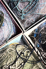 Image showing Old fishing nets