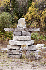 Image showing Inukshuk inukchuk