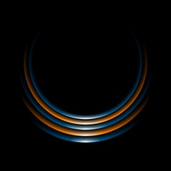 Image showing Glow curve logo on black background