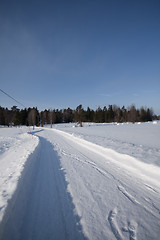 Image showing snowy road