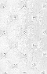 Image showing Sepia picture of genuine leather upholstery 