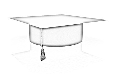 Image showing Graduation hat 