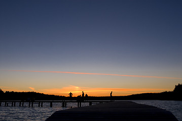 Image showing sunset