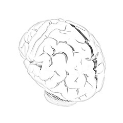 Image showing Metall human brain