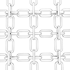 Image showing Metall chains background