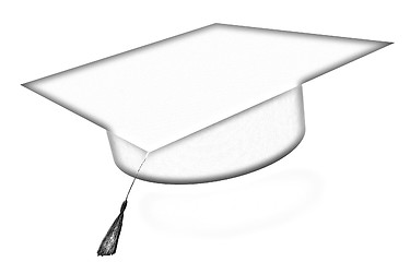 Image showing Graduation hat 