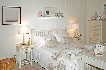Image showing White bedroom