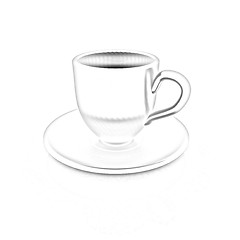 Image showing Cup on a saucer