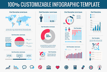 Image showing Technology Infographic Elements