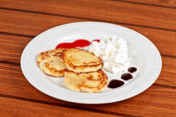 Image showing Cheese pancakes