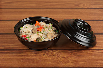 Image showing noodles with chicken