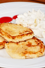 Image showing Cheese pancakes