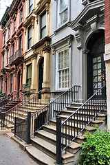 Image showing New York brownstone