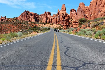 Image showing Arches Scenic Drive