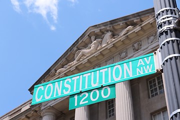 Image showing Constitution Avenue