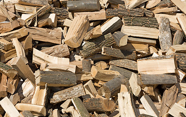 Image showing Firewood background.