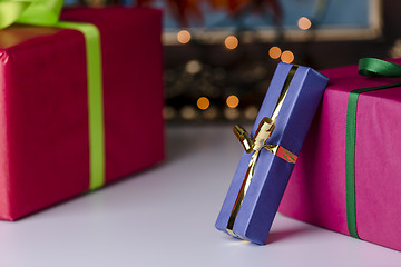 Image showing Wrapped presents
