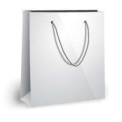 Image showing Blank paper bag template