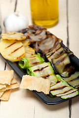 Image showing grilled assorted vegetables 