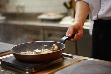 Image showing Chef is cooking