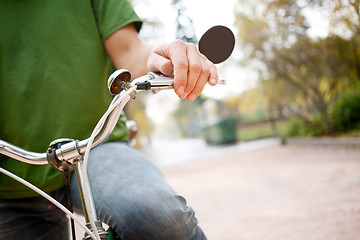 Image showing Bicyclist