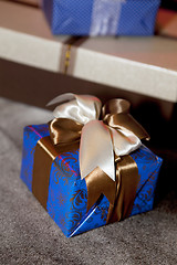 Image showing Christmas gift boxes for celebration