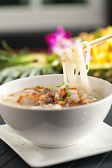 Image showing Thai Soup with Pork