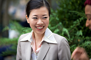 Image showing Happy Business Woman Laughing