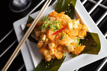 Image showing Crispy Thai Shrimp Dish