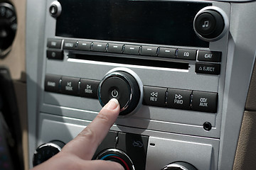 Image showing Car Stereo Power Button