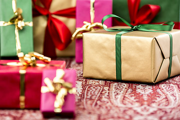 Image showing Single-Colored Presents for Many Occasions