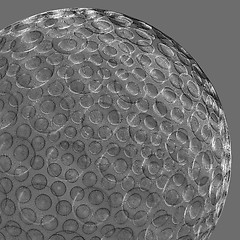 Image showing golf ball mesh