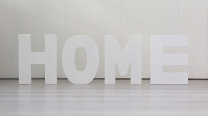 Image showing Four letters - Home