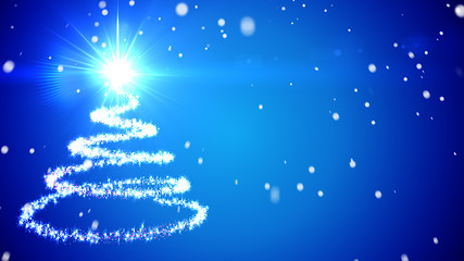 Image showing Abstract Christmas tree.