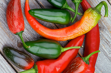 Image showing Heap of Chili Peppers