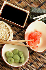 Image showing Preparing Sushi