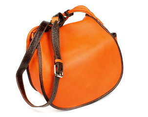 Image showing Orange Women Bag