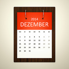 Image showing Calendar Planning German