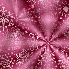 Image showing Christmas purple background