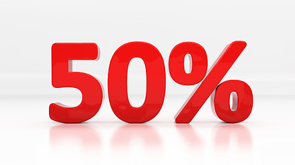 Image showing 3D fifty percent