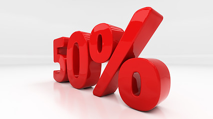 Image showing 3D fifty percent