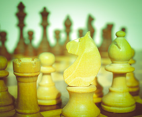 Image showing Retro look Chessboard