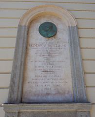 Image showing Nietzsche memorial plaque in Turin