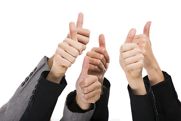 Image showing Thumbs up