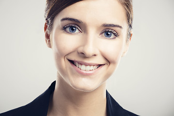 Image showing Smiling young woman