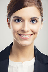 Image showing Smiling young woman