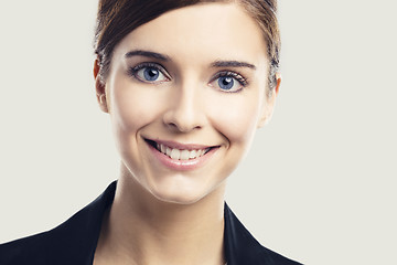 Image showing Smiling young woman
