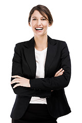 Image showing Happy business woman