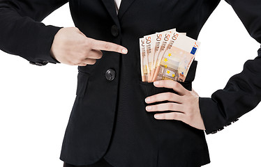 Image showing Money on the pockets