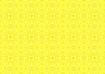 Image showing Ethnic pattern. Abstract fabric design.